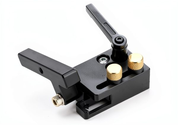 Tyenaza 2PCS Slot Track Stopper, Left Right Miter Track Stop Woodworking Positioning Limiter Slot Track Stopper-5