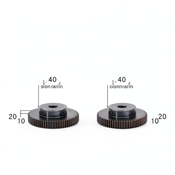 Miter Gears 1M 80 Teeth Carbon Steel 20mm Bore - Gfpql Industrial-1