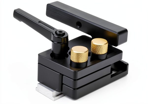 Tyenaza 2PCS Slot Track Stopper, Left Right Miter Track Stop Woodworking Positioning Limiter Slot Track Stopper-6